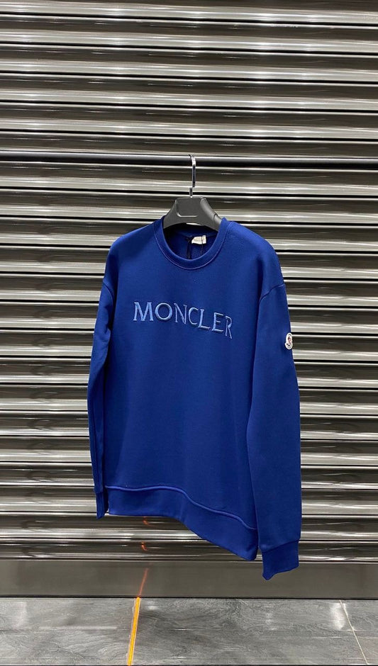 MONCLER BLU FELPA